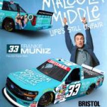 Malcolm in the Middle… sur le pick-up NASCAR de Frankie Muniz