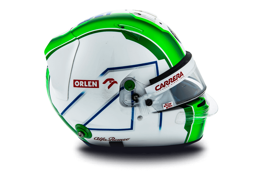 Casque d'Antonio Giovinazzi