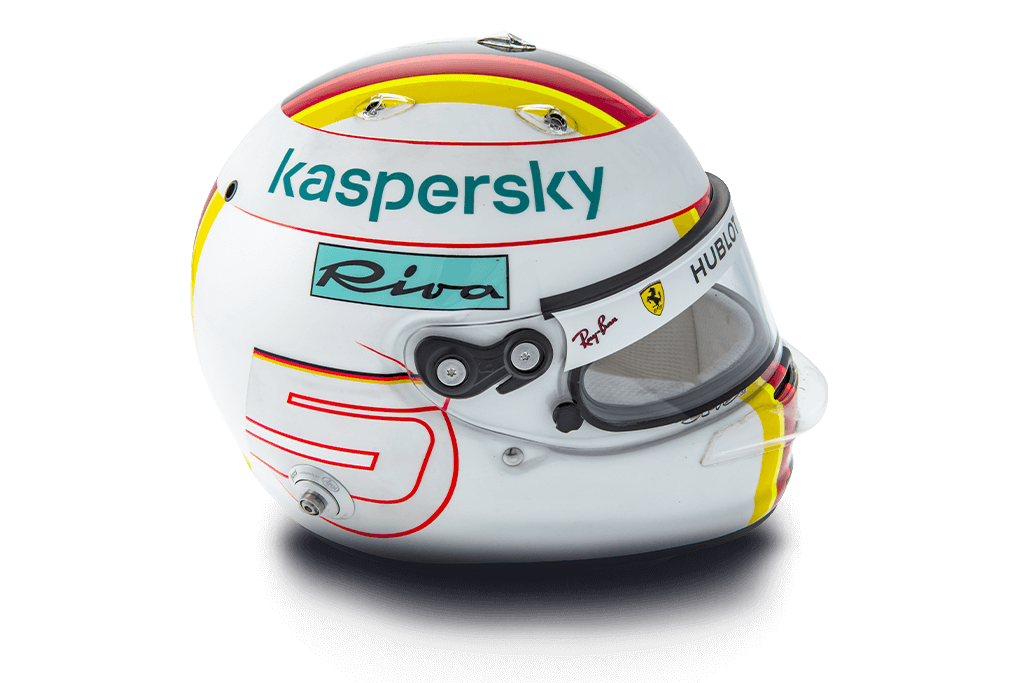 Casque de Sebastian Vettel