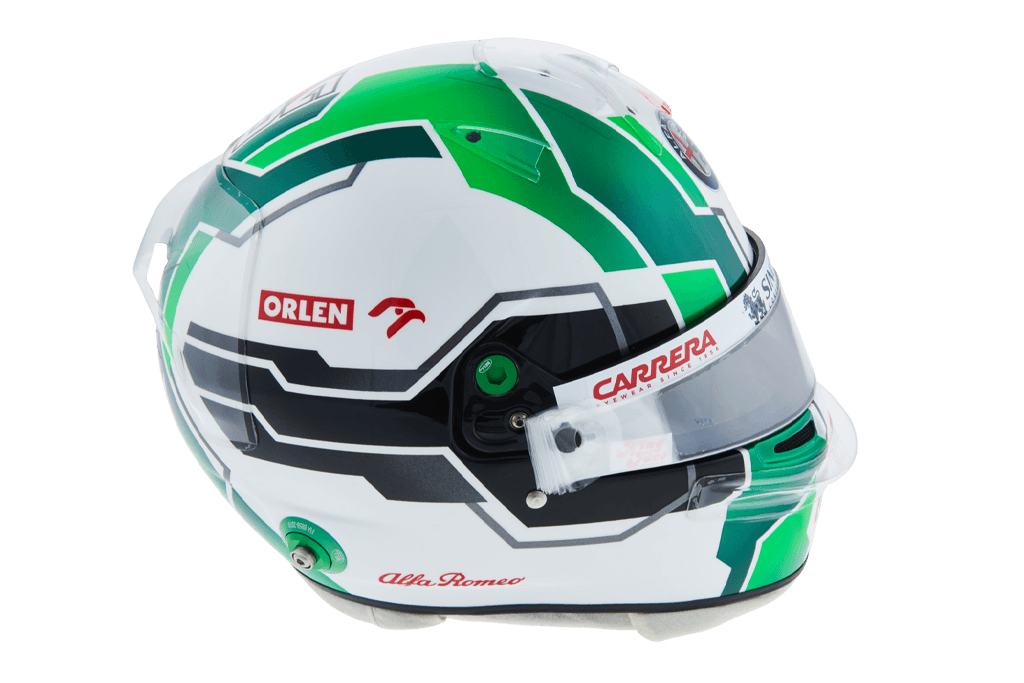 Casque d'Antonio Giovinazzi